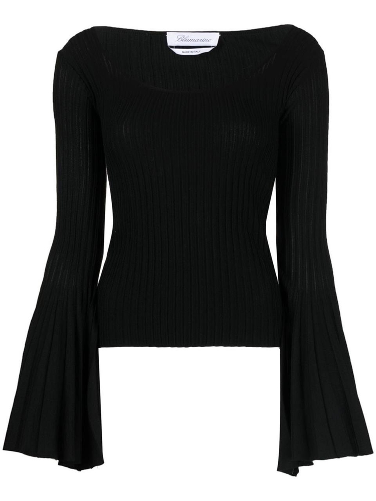 블루마린 SS24 Blumarine Sweaters Black A322M391AN0990 Black