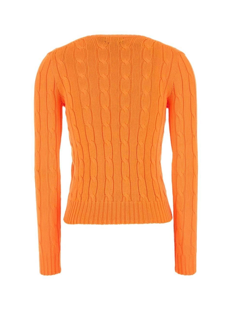 폴로 랄프로렌 SS24 POLO RALPH LAUREN KNITWEAR 211891640 008 Orange