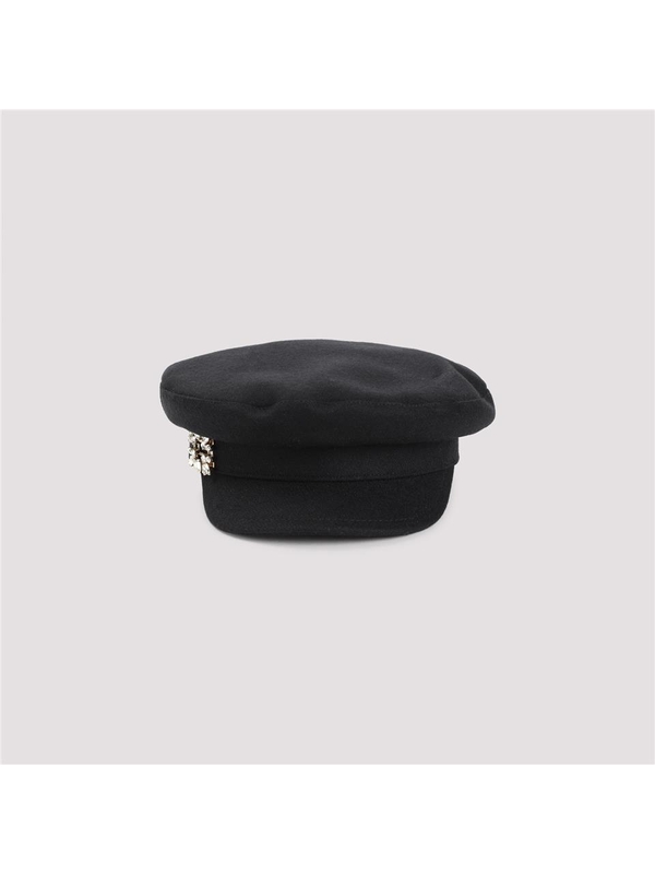 로저비비에 SS25 Roger Vivier Broche Sailor Hat RQWH0140100580 Black