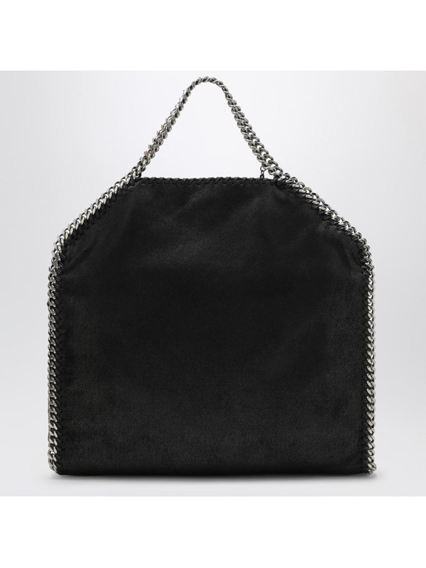 스텔라 매카트니 SS25 Stella McCartney Black Falabella Fold Over bag 234387W9132 Black