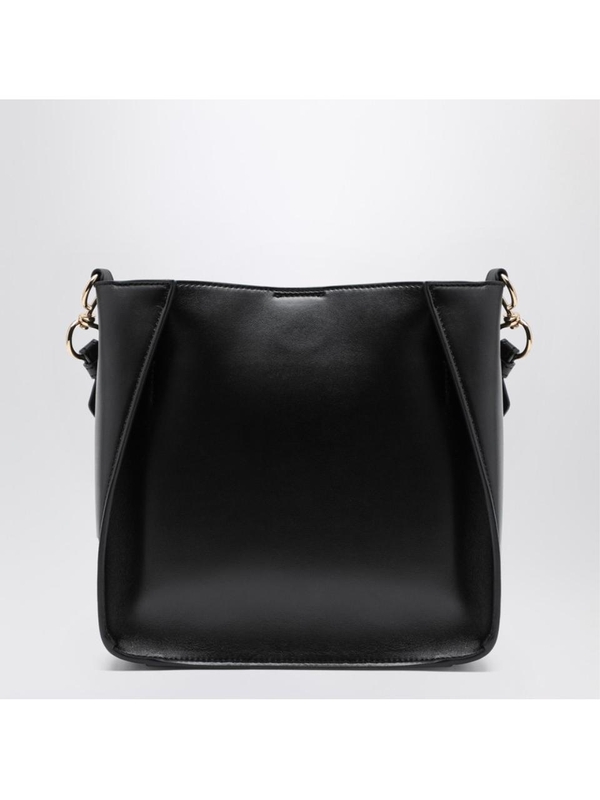 스텔라 매카트니 SS25 Stella McCartney Logo black shoulder bag 700073W8542 Black