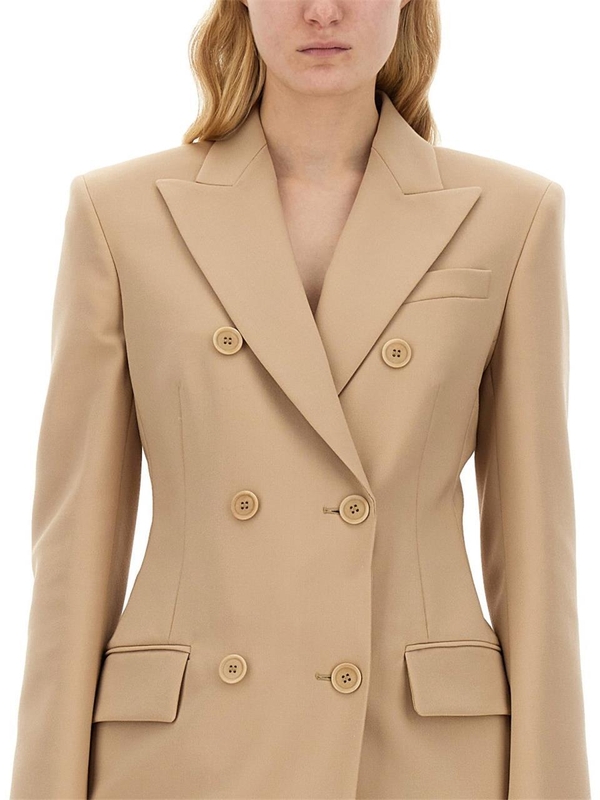 스포트막스 SS24 DOUBLE-BREASTED BLAZER GELLY 2412041011600_534013 BEIGE