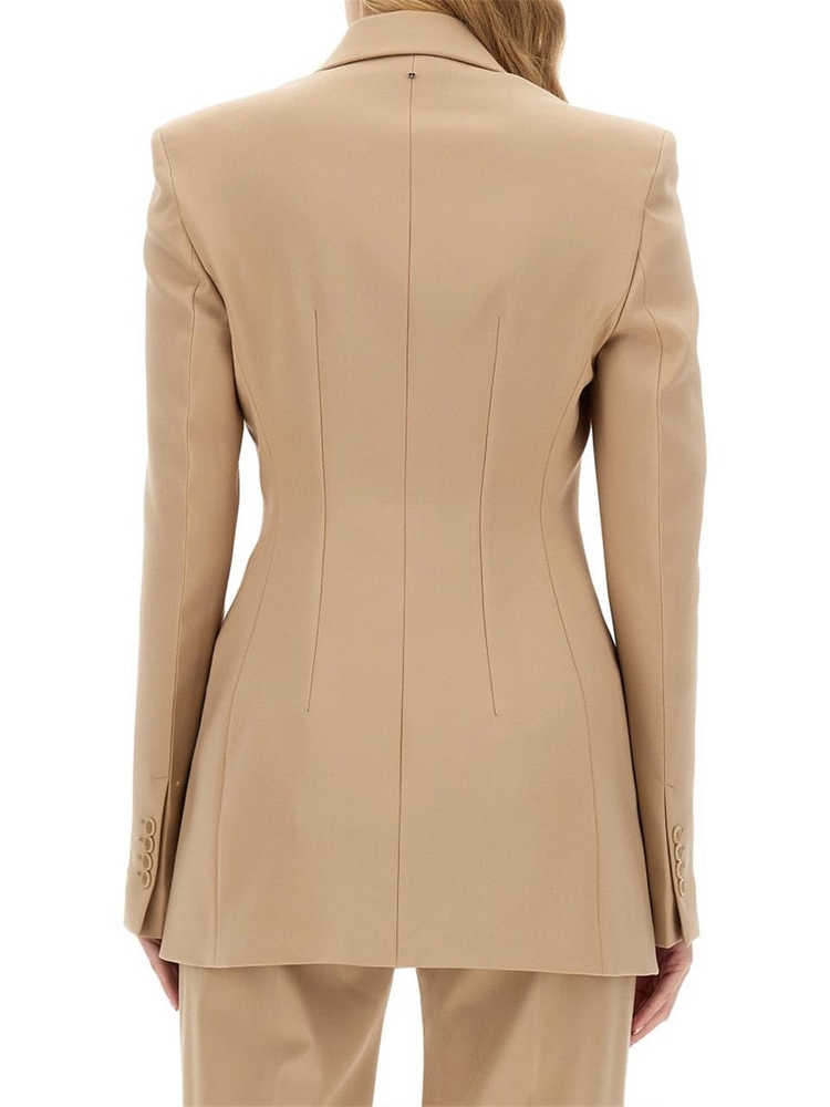 스포트막스 SS24 DOUBLE-BREASTED BLAZER GELLY 2412041011600_534013 BEIGE