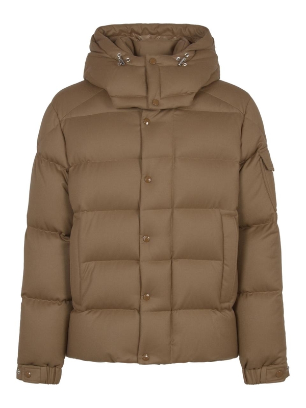 몽클레르 FW24 Moncler Coats 911A001575427224N Light brown