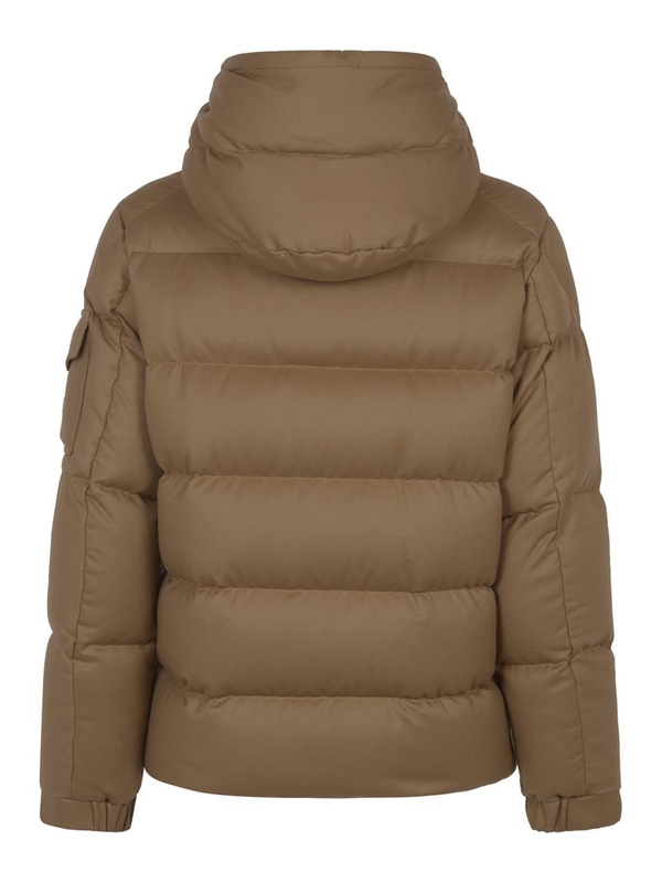 몽클레르 FW24 Moncler Coats 911A001575427224N Light brown