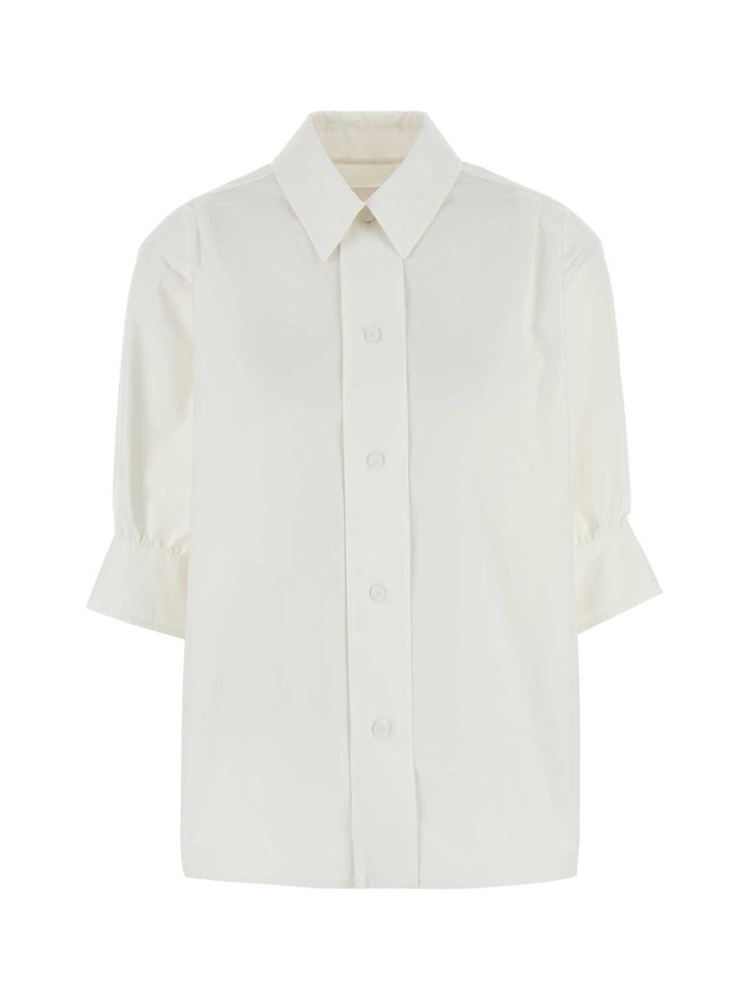 질샌더 SS25 JIL SANDER SHIRTS J02DL0241J45002 100 White