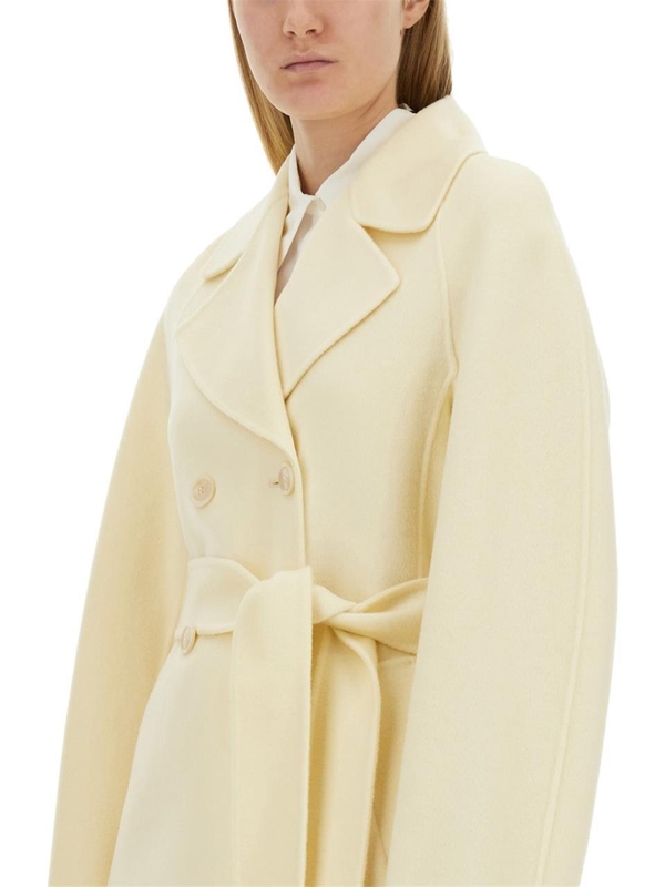 스포트막스 SS24 BELTED COAT 2412081021600_721008 IVORY