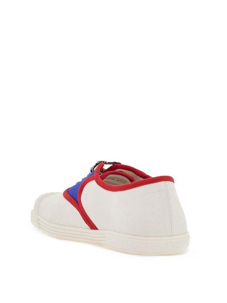 발렌티노 가라바니 SS25 bay by bay sneakers collection 6Y2S0J86WZG IVORY/ACID BLUETTE/ROUGE PUR/IVORY