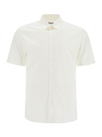 버버리 FW24 short-sleeved shirt with ekd 8095319 SALT