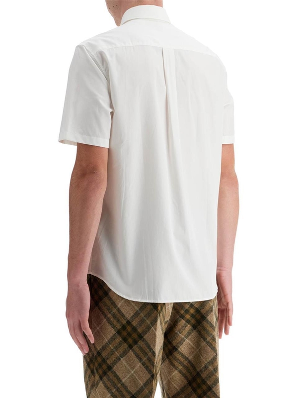 버버리 FW24 short-sleeved shirt with ekd 8095319 SALT