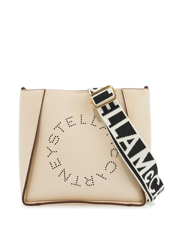 스텔라 매카트니 SS25 crossbody bag with perforated stella logo 700073 W8542 PURE WHITE