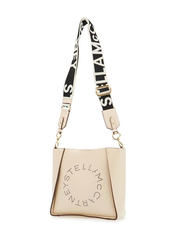 스텔라 매카트니 SS25 crossbody bag with perforated stella logo 700073 W8542 PURE WHITE