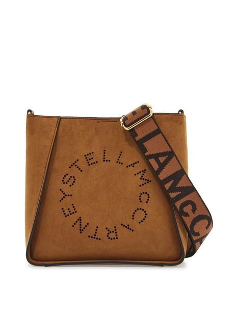 스텔라 매카트니 SS25 shoulder bag with logo branding 700073 WP0507 BRANDY