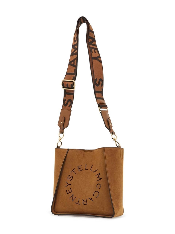 스텔라 매카트니 SS25 shoulder bag with logo branding 700073 WP0507 BRANDY