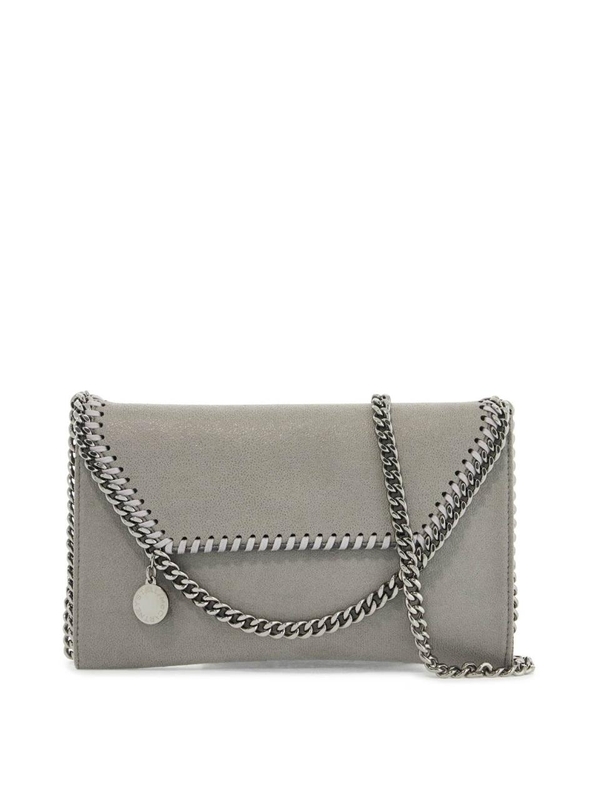 스텔라 매카트니 SS25 shaggy deer mini crossbody bag 581238 W9132 LIGHT GREY