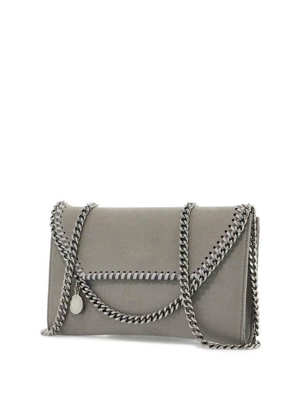 스텔라 매카트니 SS25 shaggy deer mini crossbody bag 581238 W9132 LIGHT GREY