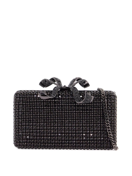 셀프포트레이트 SS25 crystal box clutch pur RS25 306 B BLACK