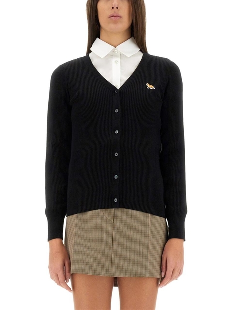 메종키츠네 FW24 MAISON KITSUNE Knitwear NW00507KT1091_P199 BLACK