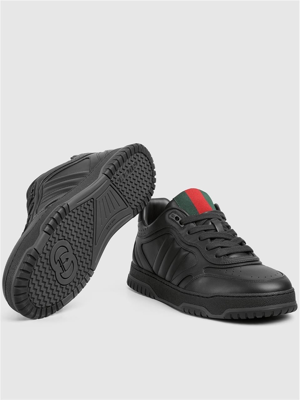 구찌 SS25 RE-WEB SNEAKER 786186 AADJ9 Black