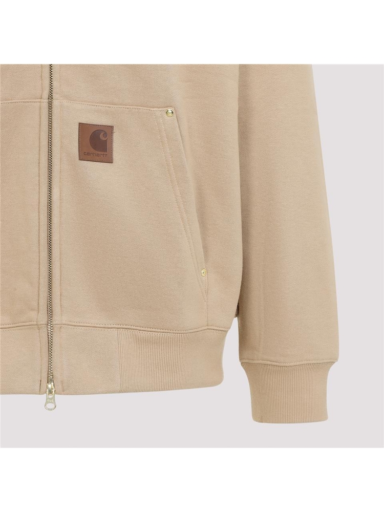 칼하트 SS25 Carhartt Wip Hooded Eldon Sweat Jacket I03442807EXX Brown