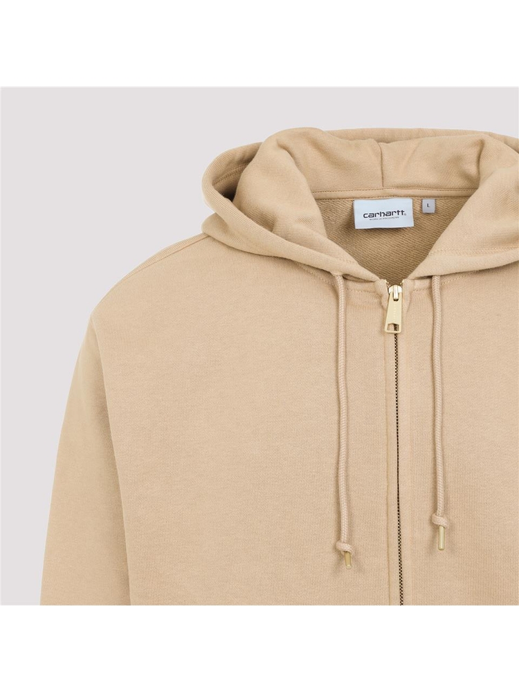 칼하트 SS25 Carhartt Wip Hooded Eldon Sweat Jacket I03442807EXX Brown