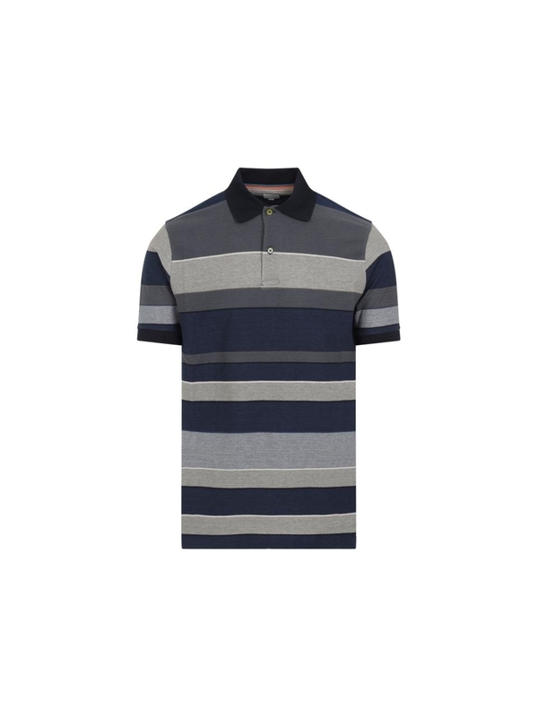 폴 스미스 SS25 Paul Smith Stripe Polo Shirt M1R698P.P02605 Blue