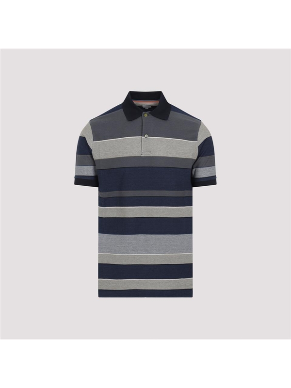 폴 스미스 SS25 Paul Smith Stripe Polo Shirt M1R698P.P02605 Blue