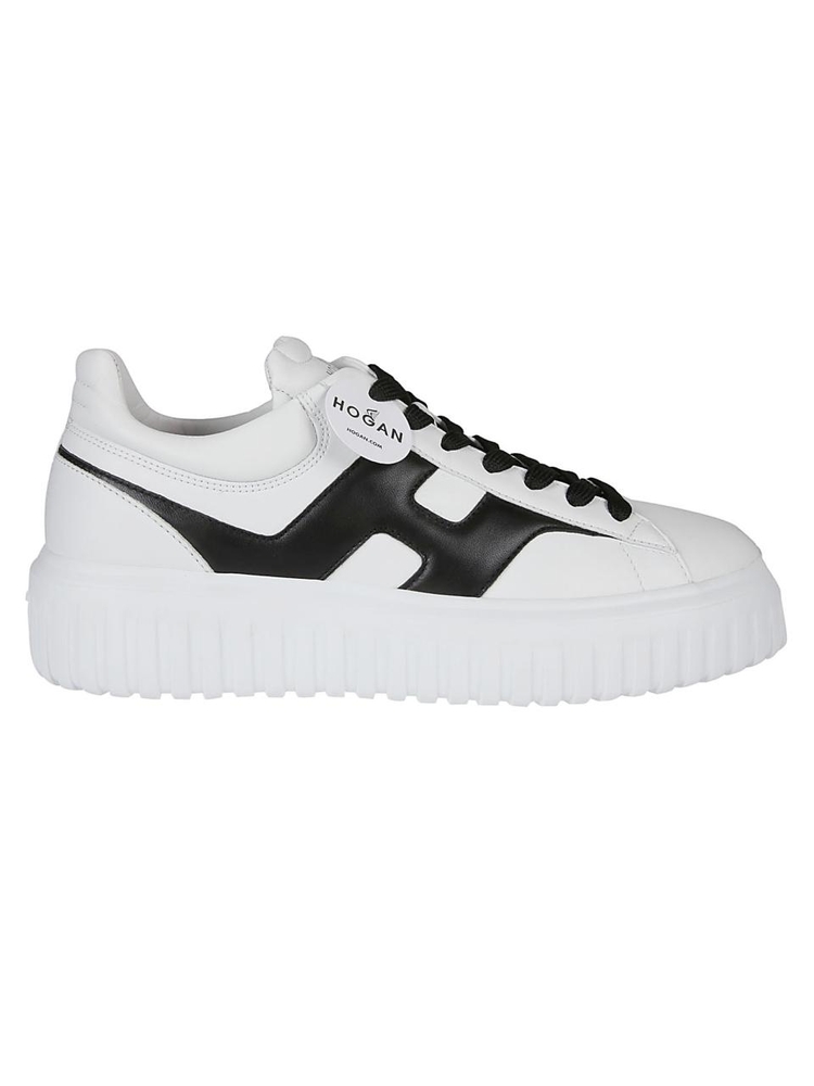 호간 FW24 H-STRIPES SNEAKERS HXM6450FE91LE9 White