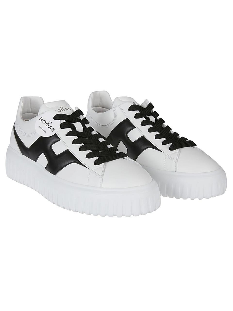 호간 FW24 H-STRIPES SNEAKERS HXM6450FE91LE9 White