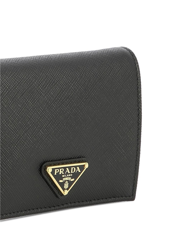 프라다 SS25 Wallets & Card holders 1MV204QHHF0002 Black  