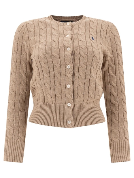 폴로 랄프로렌 SS25 Knitwear 211891643021LIGHT SADDLE HEATHER Beige