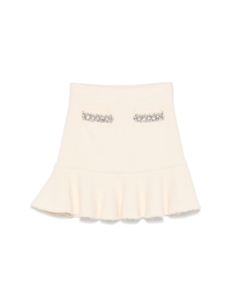 셀프포트레이트 SS25 Skirt Self Portrait RS25-130SK-C  CREAM One Color