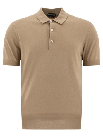 톰 포드 SS25 Polo shirts KPS004YMC024S25JB281 Beige