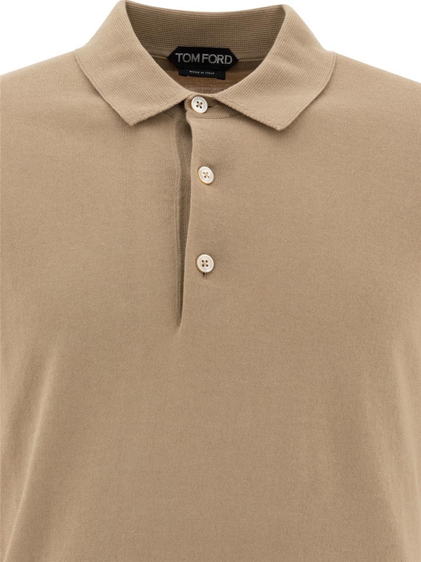 톰 포드 SS25 Polo shirts KPS004YMC024S25JB281 Beige