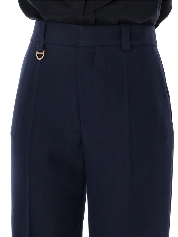 끌로에 FW24 Chloe Trousers CH24APA2906349Z ECLIPSE BLUE