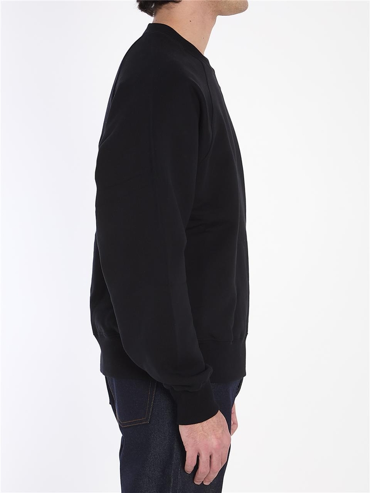 아미 FW24 AMI Alexandre Mattiussi sweatshirt USW024_747_001 BLACK