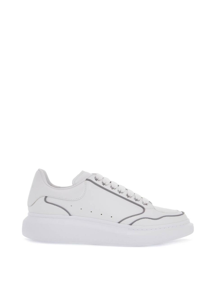 알렉산더 맥퀸 FW24 oversized sneakers with 757710 WIFQ1 WHITE/SILVER