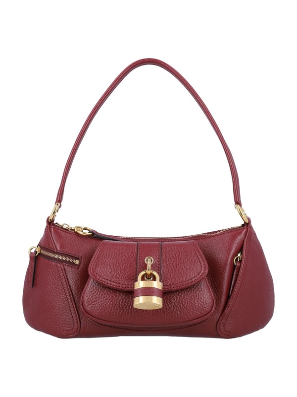 끌로에 FW24 Chloe Bags.. CHC24AS710N84622 BRUNETTE RED