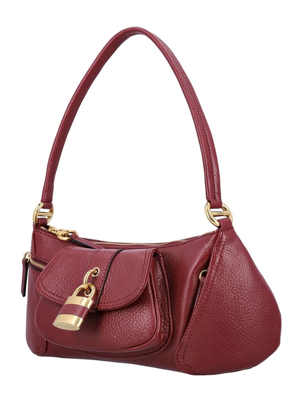 끌로에 FW24 Chloe Bags.. CHC24AS710N84622 BRUNETTE RED