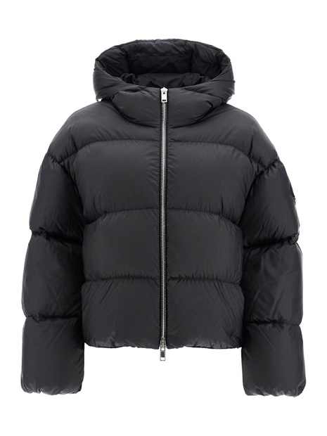 몽클레르 FW24 short down jacket with hood skaara moncl 1A000 12 M5095 BLACK