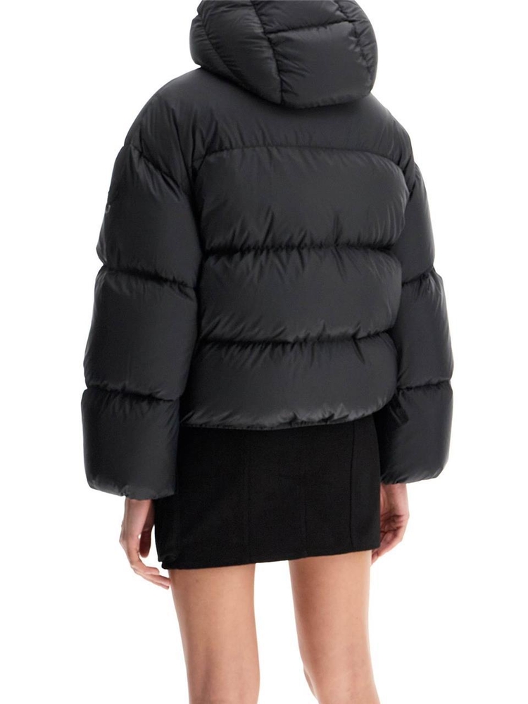 몽클레르 FW24 short down jacket with hood skaara moncl 1A000 12 M5095 BLACK