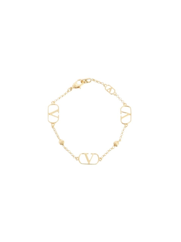 발렌티노 가라바니 SS25 vlogo signature bracelet 6W2J0X83MET ORO