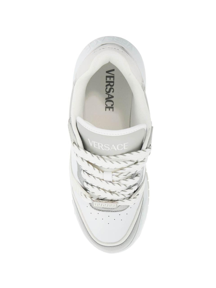 베르사체 SS25 odyssey sneakers 1015437 1A10925 GREY+BLACK-PALLADIO