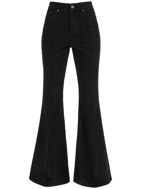 셀프포트레이트 SS25 high-waisted flare jeans for RS25 823P B BLACK