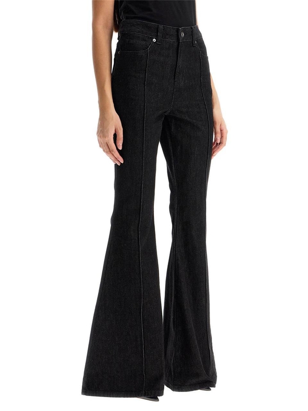 셀프포트레이트 SS25 high-waisted flare jeans for RS25 823P B BLACK