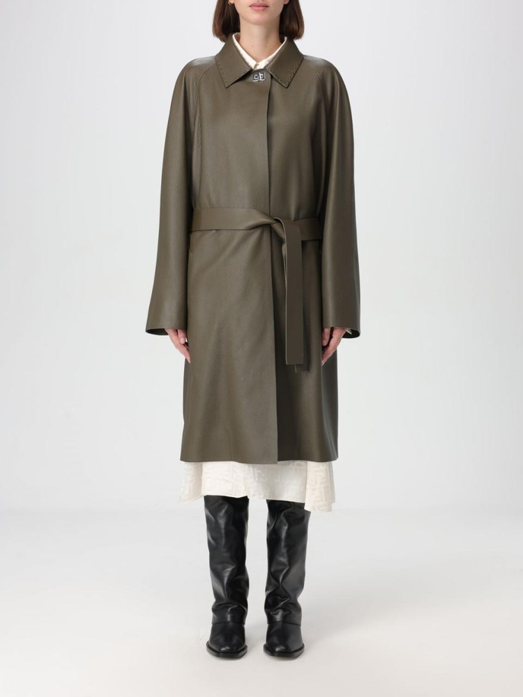 펜디 FW24 Fendi womens coat FPS841ARTZ F0TZ6 Green