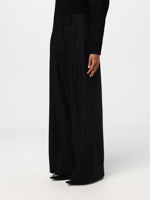 S 막스마라 FW24 S Max Mara trousers in virgin wool 2429136053600 017 Black