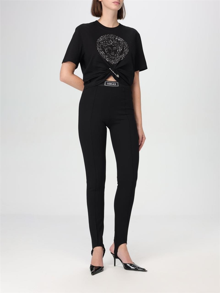 베르사체 FW24 T-shirt Medusa Versace 10142761A12530 1B000 Black