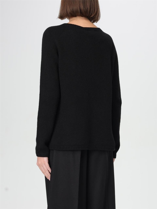 S 막스마라 FW24 s Max Mara basic crew neck sweater 2429366053600 003 Black