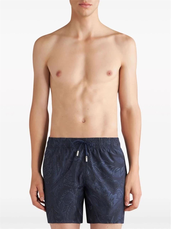 에트로 SS25 SWIM-TRUNK ROMA POCKET MRPB0001 99SAS69 Blue